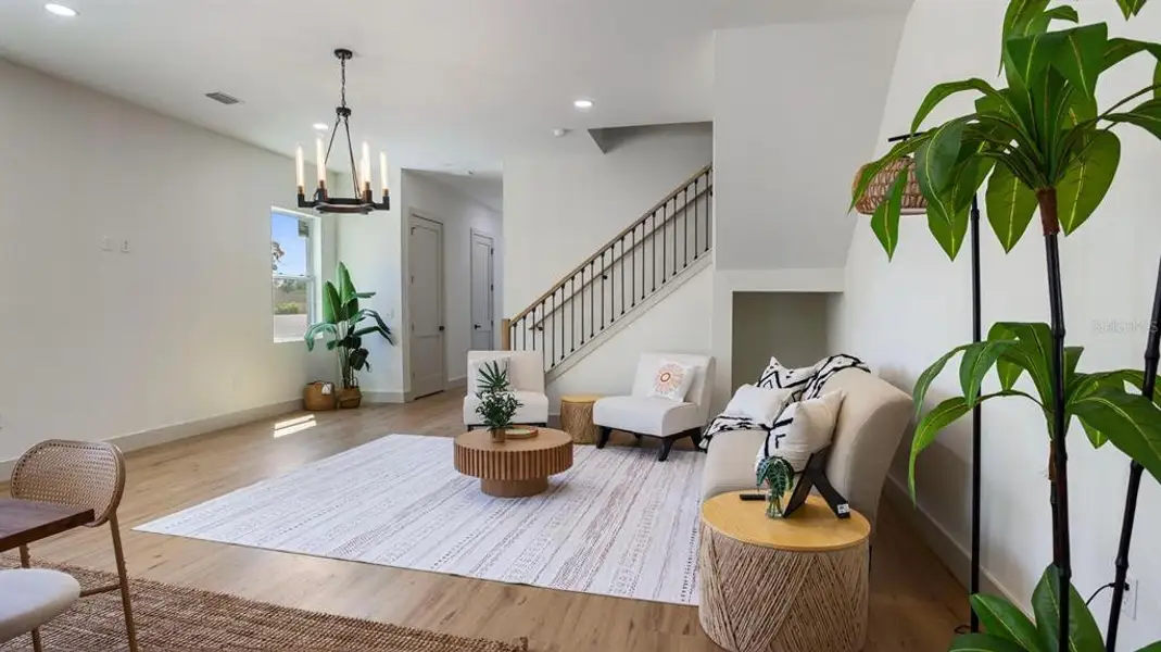 Furnished interior view inside a new home in , Tampa (Image 4). Furnished interior view inside a new home in , Tampa (Image 4).