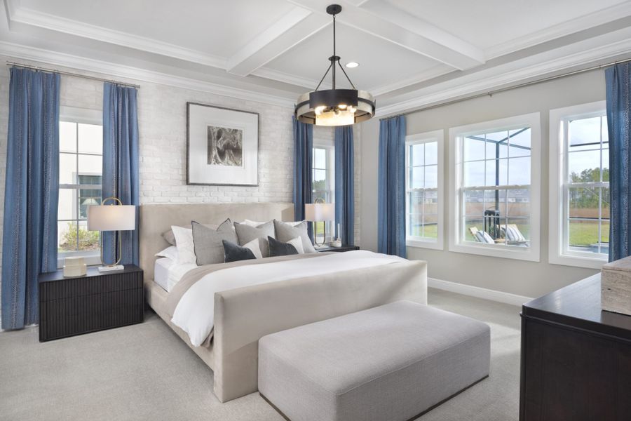 Representative furnished interior of a home built from the Biscayne II by Homes by WestBay in Oakfield, Parrish (Image 10).