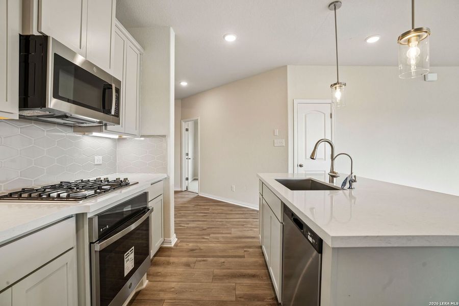 Furnished interior view inside a new home in Prairie Green, Converse (Image 8).