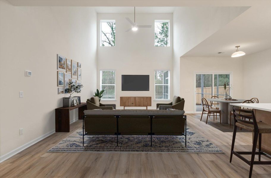 Furnished interior view inside a new home in Oakley Pointe, Moncks Corner (Image 17).