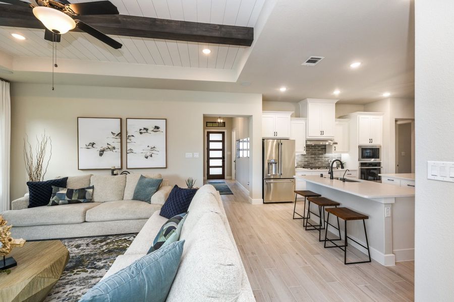 Furnished interior view inside a new home in Lakeview Heights, Azle (Image 13). Furnished interior view inside a new home in Lakeview Heights, Azle (Image 13).