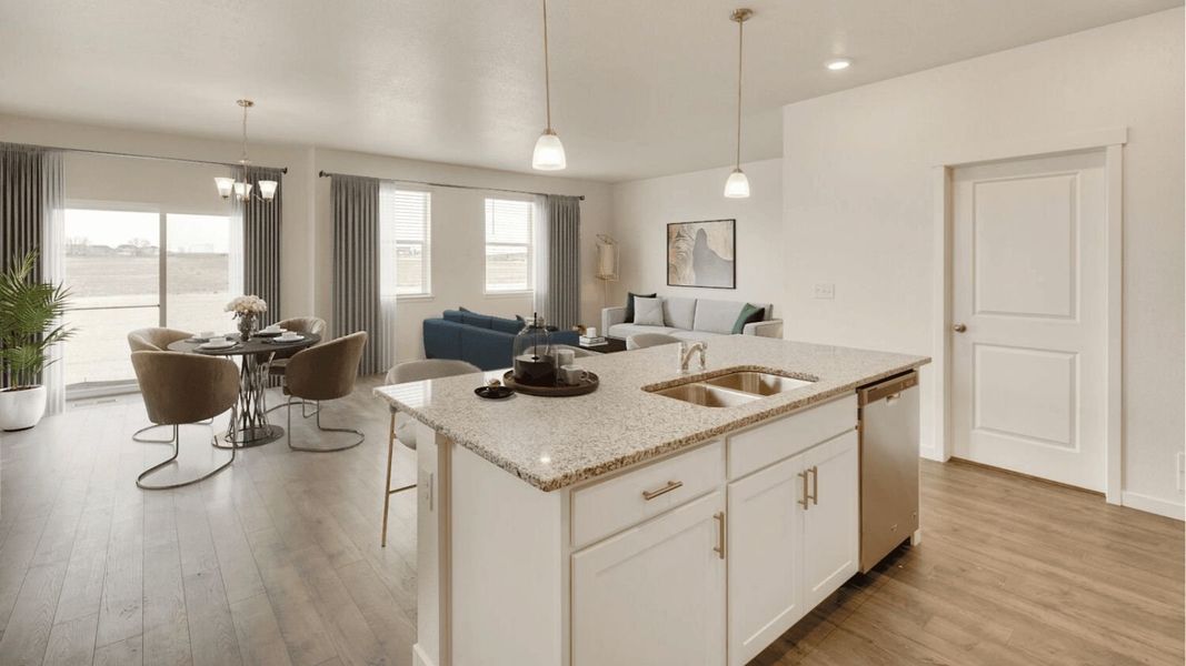 Furnished interior view inside a new home in Westgate, Greeley (Image 4).