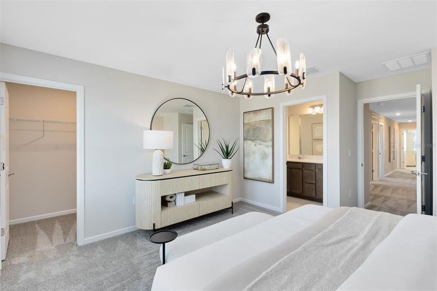 Furnished interior view inside a new home in Tohoqua, Kissimmee (Image 14).