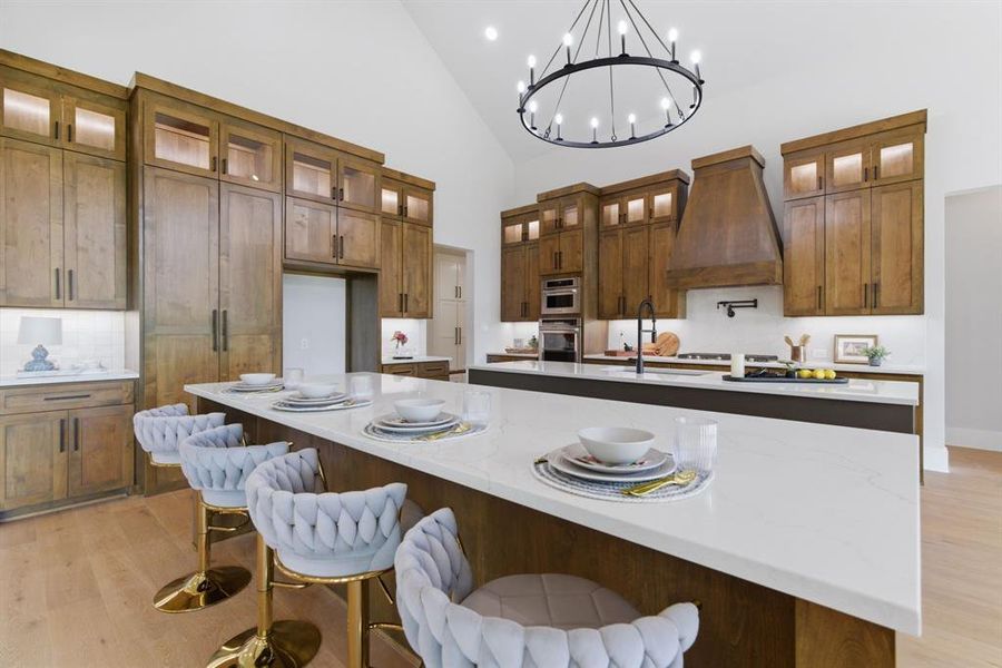Furnished interior view inside a new home in , Northlake (Image 7).