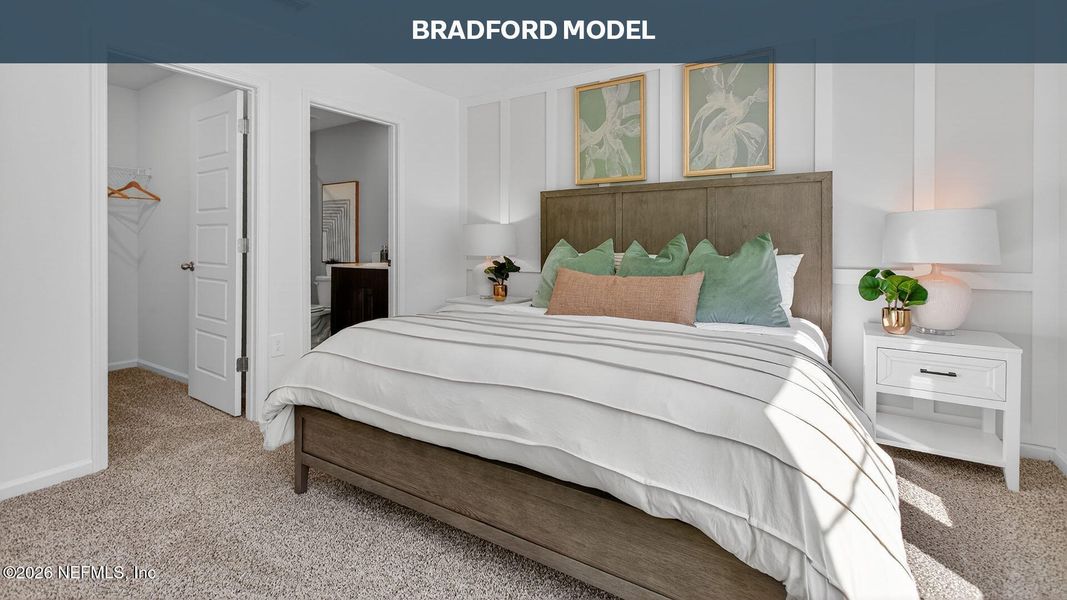 Furnished interior view inside a new home in Liberty Cove, Yulee (Image 9).