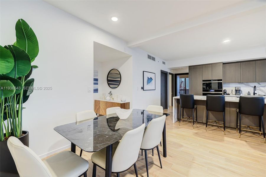 Furnished interior view inside a new home in The Elser Hotel & Residences, Miami (Image 6).
