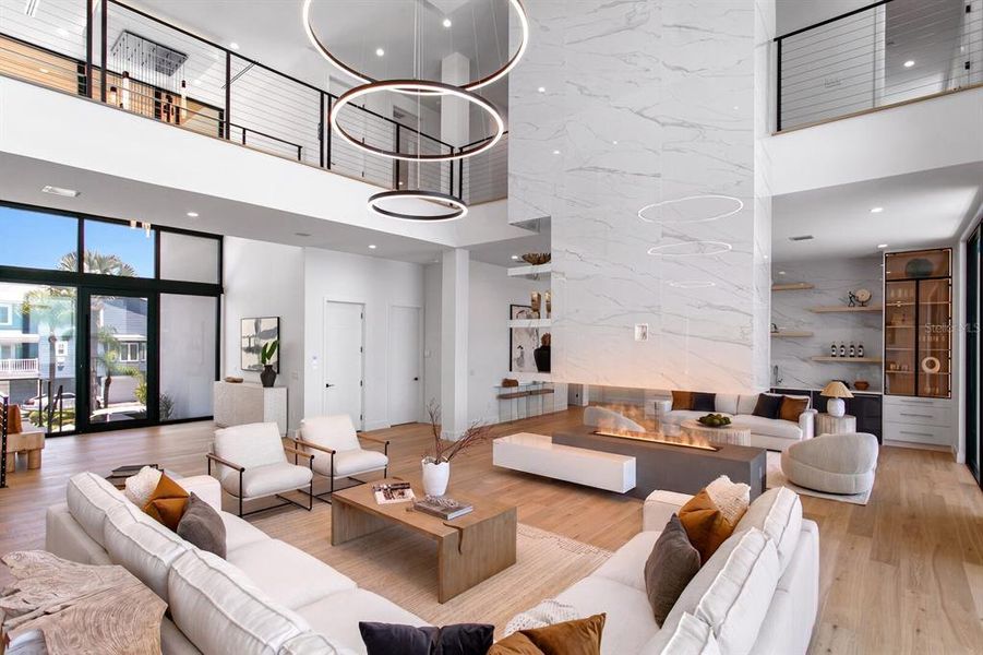 Furnished interior view inside a new home in , Tierra Verde (Image 15).