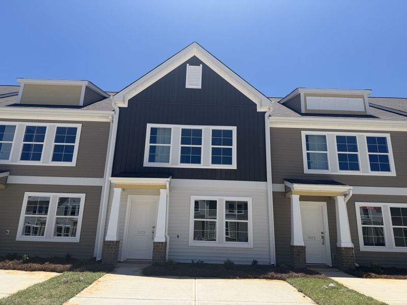 Front exterior of a new home in Astoria, Columbia, SC, highlighting curb appeal (Image 1). Front exterior of a new home in Astoria, Columbia, SC, highlighting curb appeal (Image 1).