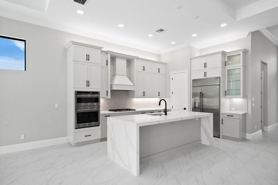 Furnished interior view inside a new home in Tesoro Club, Port St. Lucie (Image 12). Furnished interior view inside a new home in Tesoro Club, Port St. Lucie (Image 12).