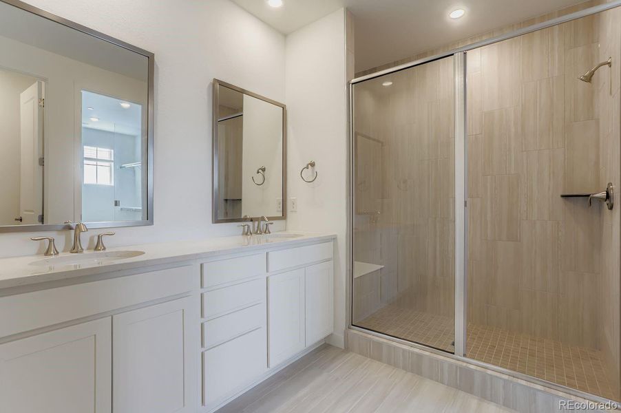 Furnished interior view inside a new home in , Erie (Image 9). Furnished interior view inside a new home in , Erie (Image 9).