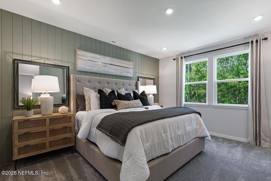 Furnished interior view inside a new home in Seminole Palms, Palm Coast (Image 13).