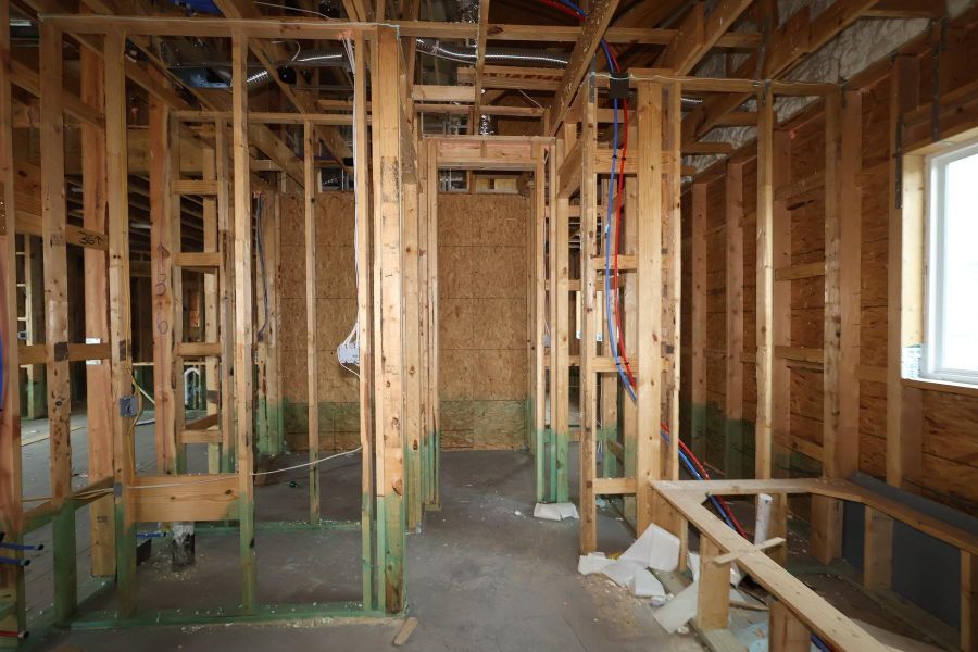 In-progress construction of a new home in Pomona - Reserve Collection, Manvel, TX (Image 5). In-progress construction of a new home in Pomona - Reserve Collection, Manvel, TX (Image 5).