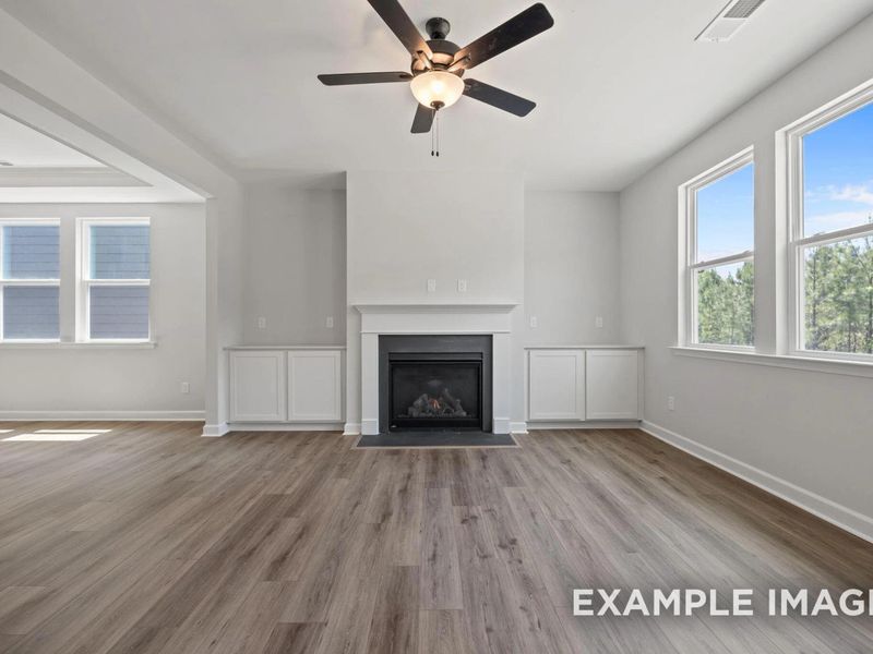 Spacious, unfurnished interior of a new home in Wendell Ridge, Wendell (Image 14).