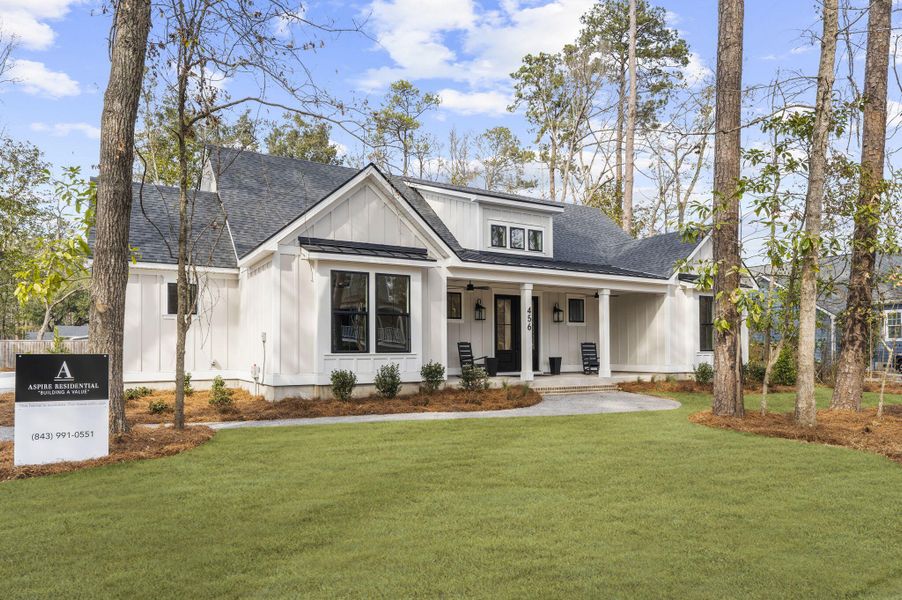 Front exterior of a new home in , Summerville, SC, highlighting curb appeal (Image 42).
