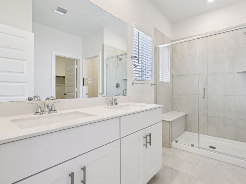 Furnished interior view inside a new home in Spring Brook Village - City Series, Houston (Image 7).