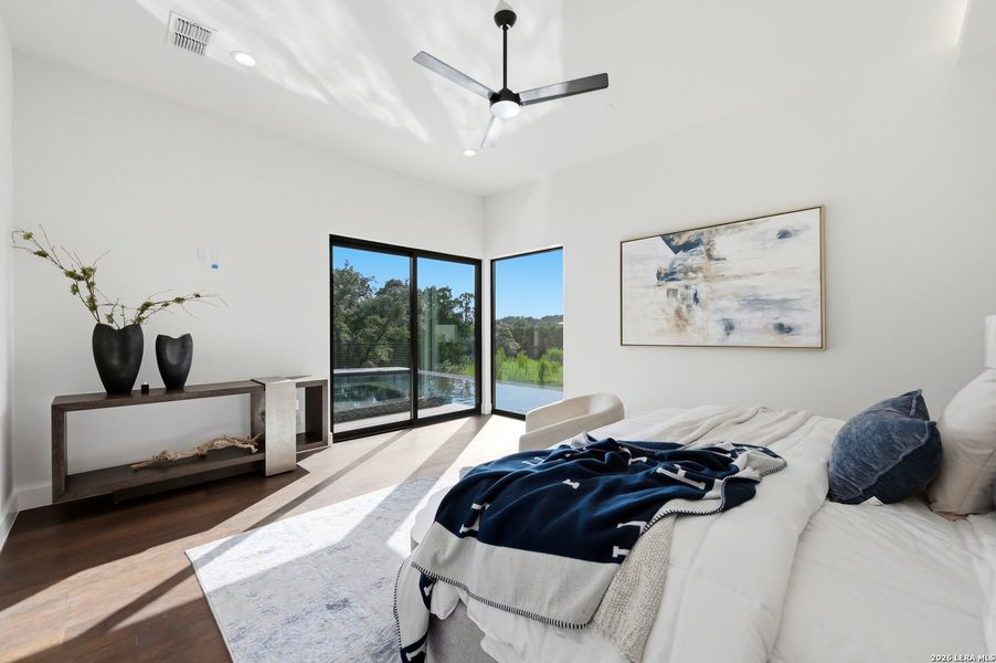 Furnished interior view inside a new home in , San Antonio (Image 49).