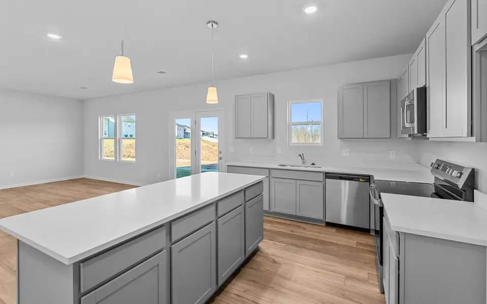 Furnished interior view inside a new home in Bell West, Kernersville (Image 7). Furnished interior view inside a new home in Bell West, Kernersville (Image 7).