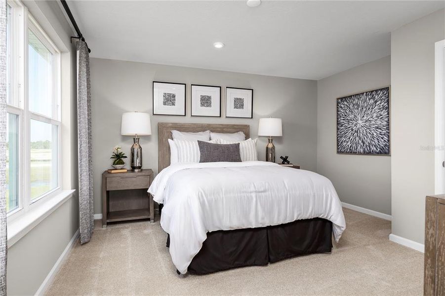 Furnished interior view inside a new home in Copperleaf, Ocala (Image 16). Furnished interior view inside a new home in Copperleaf, Ocala (Image 16).