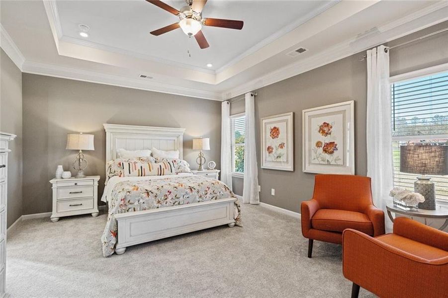 Furnished interior view inside a new home in Allen Manor, Hoschton (Image 12).