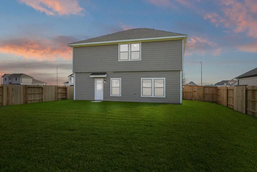 Exterior details and patio area of a home in Arabella on the Prairie, Richmond (Image 3).