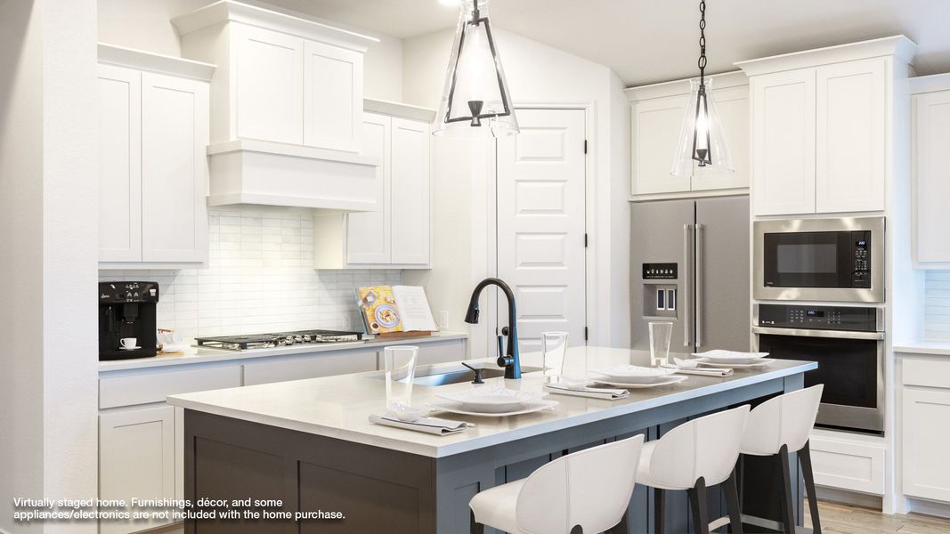 Furnished interior view inside a new home in Parkside On The River, Georgetown (Image 5).