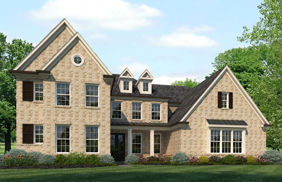 Representative exterior photo of a completed home built from the Bristol by Grant & Co in White Oak, Arlington, TN (Image 2). Representative exterior photo of a completed home built from the Bristol by Grant & Co in White Oak, Arlington, TN (Image 2).