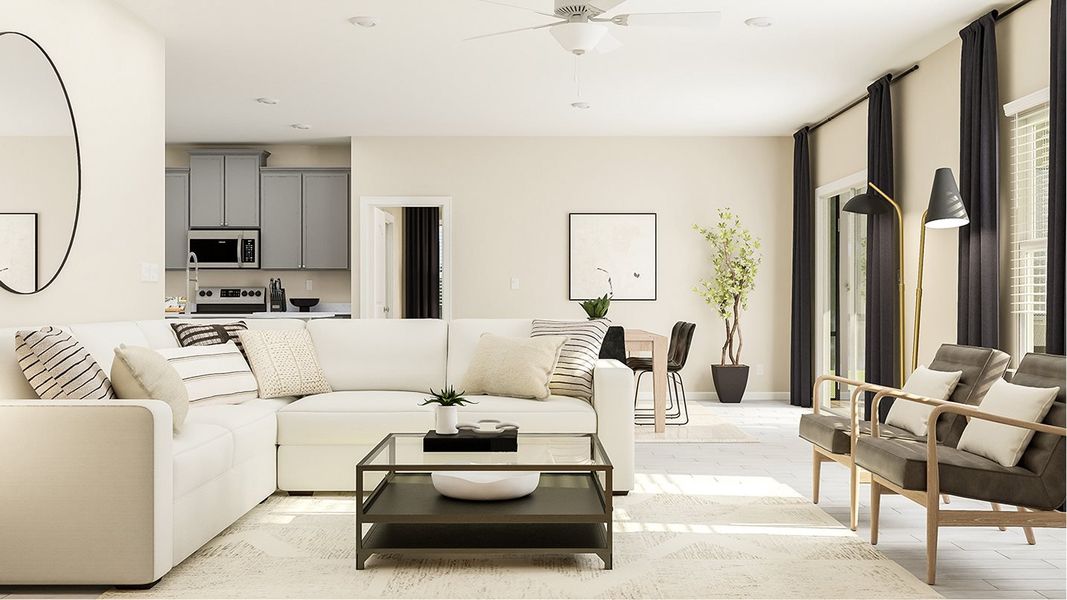 Elan plan Great room Elan plan Great room