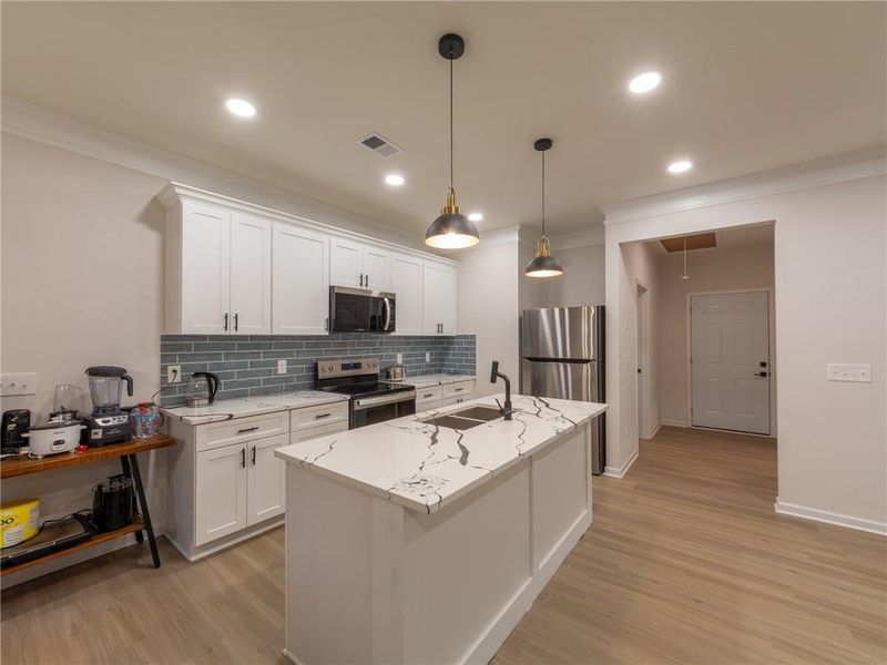 Furnished interior view inside a new home in , Cartersville (Image 15).