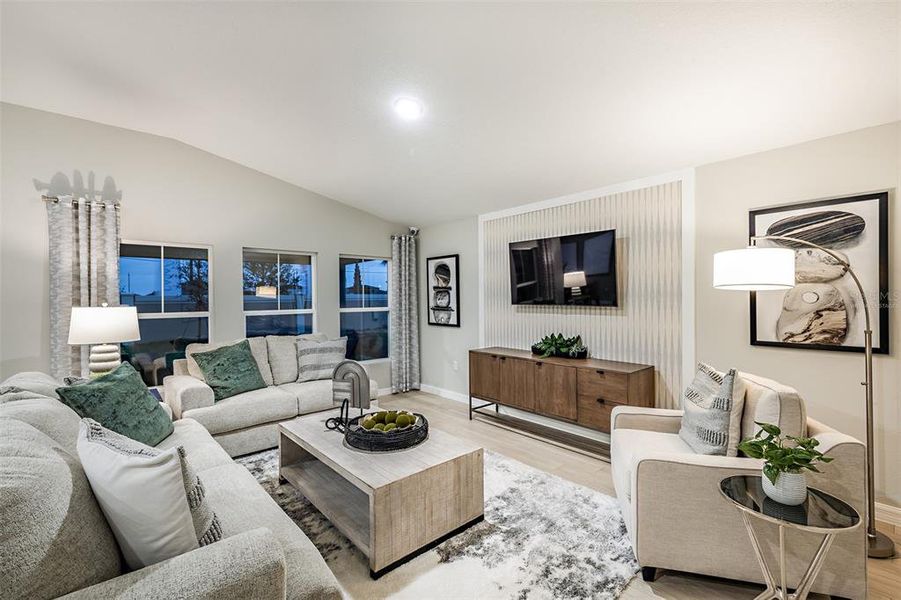 Furnished interior view inside a new home in Pasadena Ridge, Zephyrhills (Image 11).