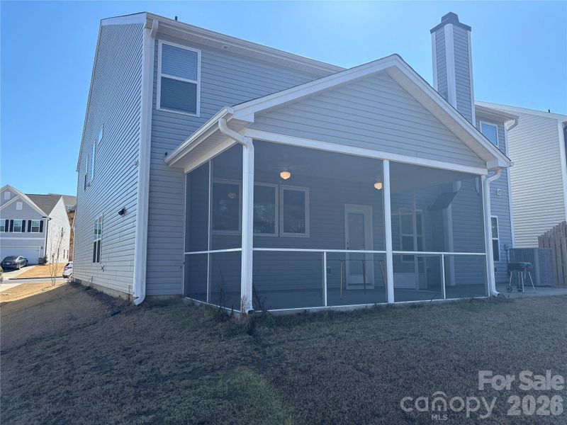 Exterior details and patio area of a home in Hidden Lakes, Statesville (Image 29).