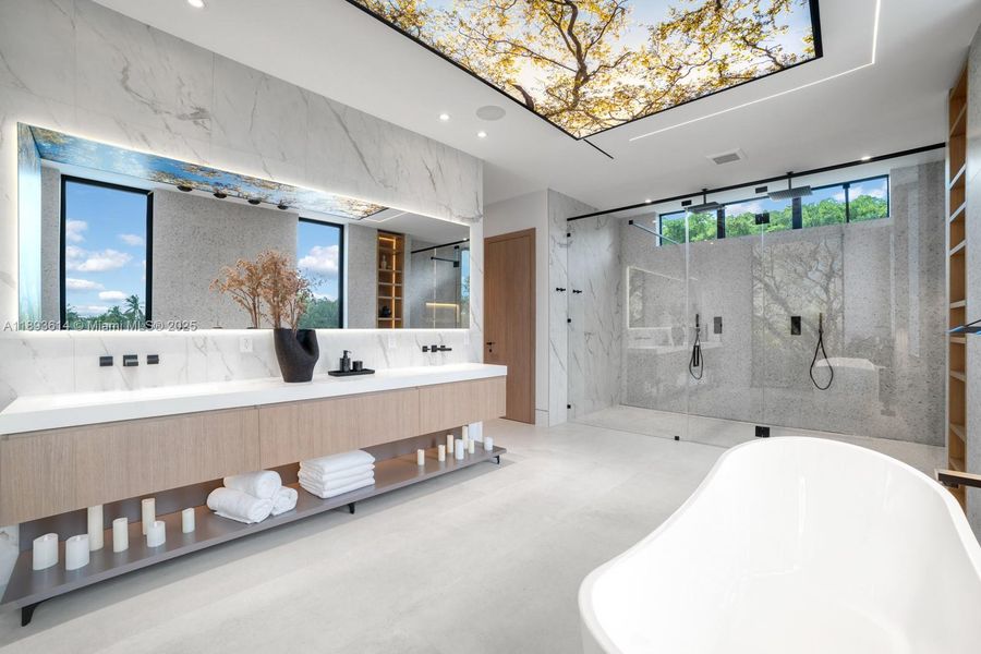 Furnished interior view inside a new home in , Miami (Image 4).