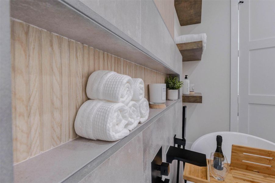 Close-up of interior finishes inside a home in , Houston (Image 21).