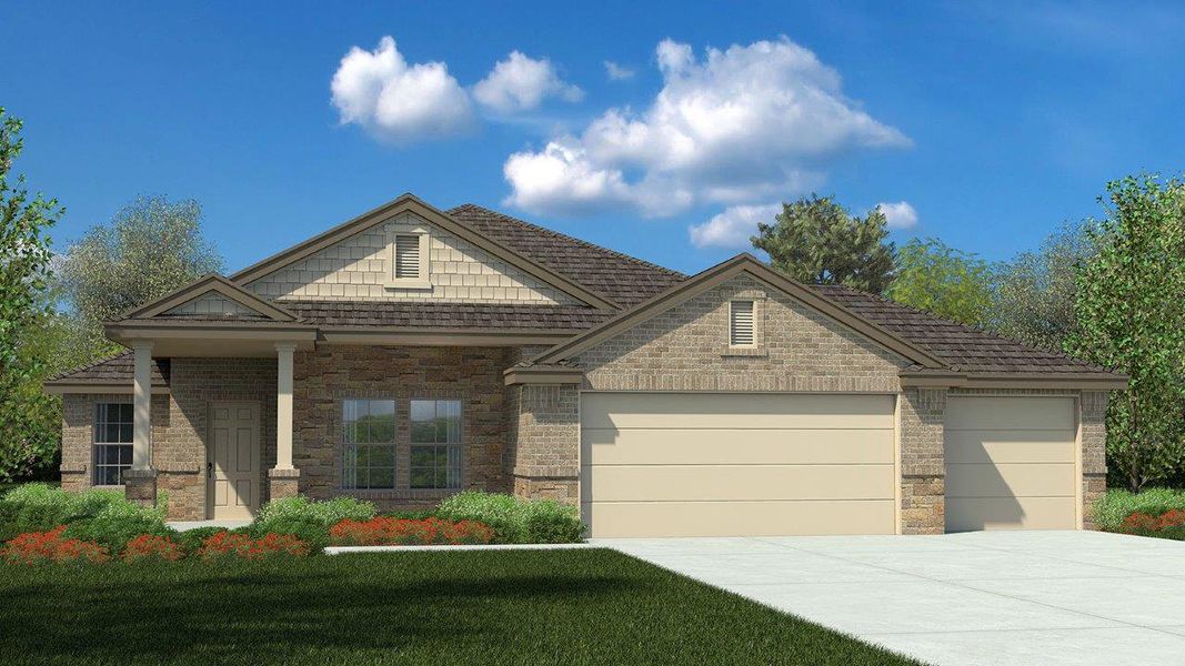 Front exterior of a home in the Clayton Ranch community, located in Copperas Cove, TX (Image 2). Front exterior of a home in the Clayton Ranch community, located in Copperas Cove, TX (Image 2).