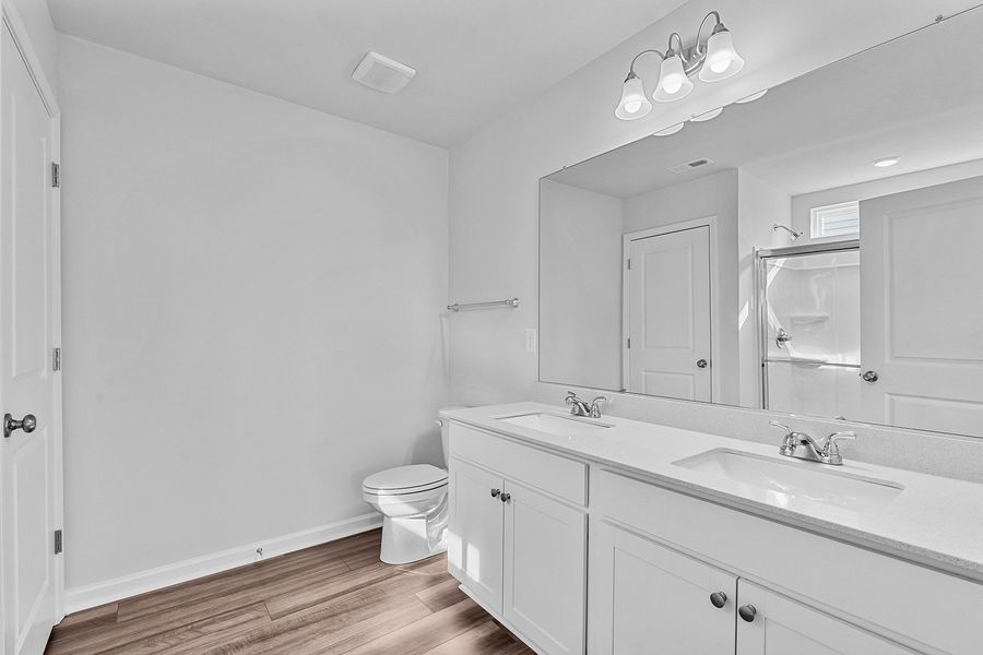 Furnished interior view inside a new home in Hanes Lake, Winston-Salem (Image 14). Furnished interior view inside a new home in Hanes Lake, Winston-Salem (Image 14).