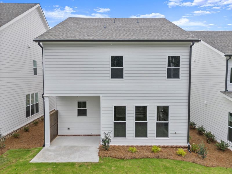 Representative exterior details of a home built from the The Castleberry by The Providence Group in Aberdeen, Hoschton (Image 23).