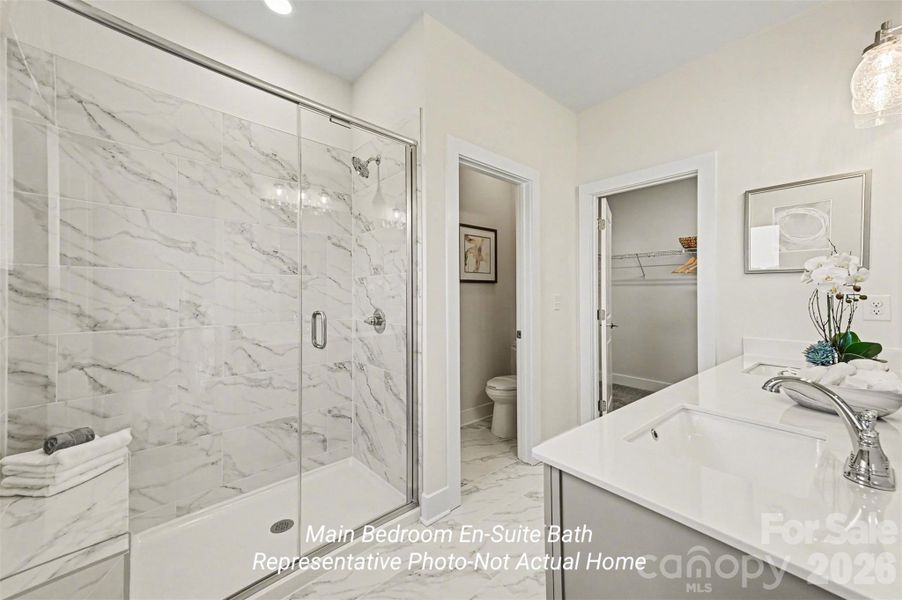 Furnished interior view inside a new home in , Charlotte (Image 14).
