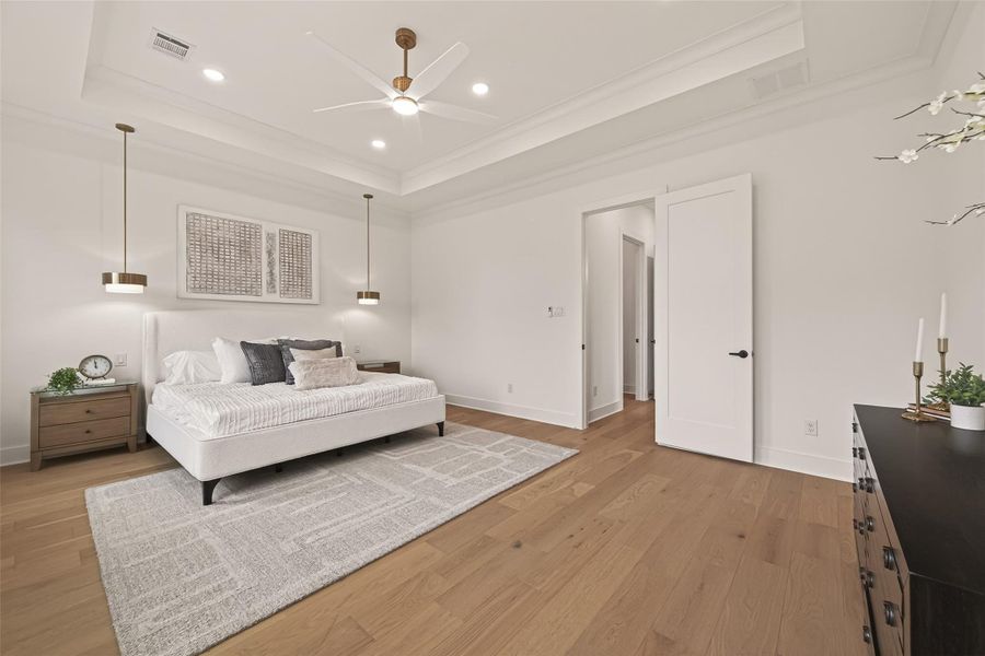 Furnished interior view inside a new home in , Houston (Image 8).