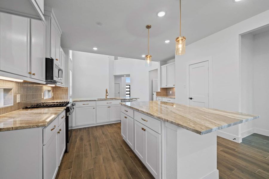 Furnished interior view inside a new home in The Woodlands Hills, Willis (Image 6).
