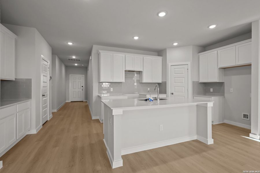 Furnished interior view inside a new home in Cinco Lakes, San Antonio (Image 12).