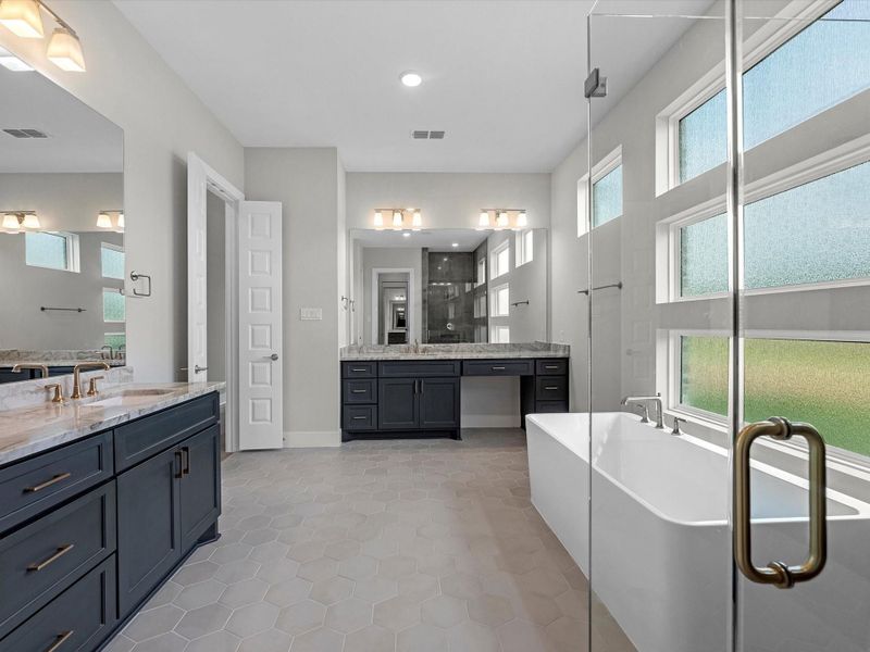 Furnished interior view inside a new home in The Estates at James Lane, Fulshear (Image 7). Furnished interior view inside a new home in The Estates at James Lane, Fulshear (Image 7).