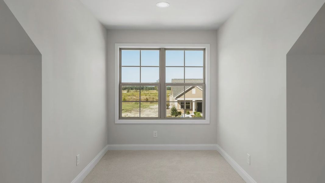 Representative unfurnished interior of a home built from the Capri IV by Epcon Communities in Courtyards by Carrell, Ocean Isle Beach (Image 24). Representative unfurnished interior of a home built from the Capri IV by Epcon Communities in Courtyards by Carrell, Ocean Isle Beach (Image 24).