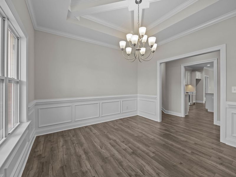 Spacious, unfurnished interior of a new home in The Villas at Langston Farms, Winterville (Image 24).