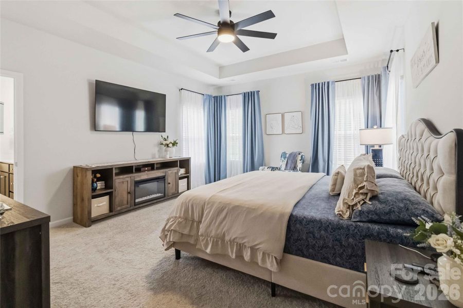 Furnished interior view inside a new home in McFarland Estates, York (Image 15).