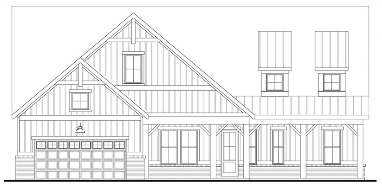 Exterior rendering of this home design in , Gainesville, GA (Image 1). Exterior rendering of this home design in , Gainesville, GA (Image 1).