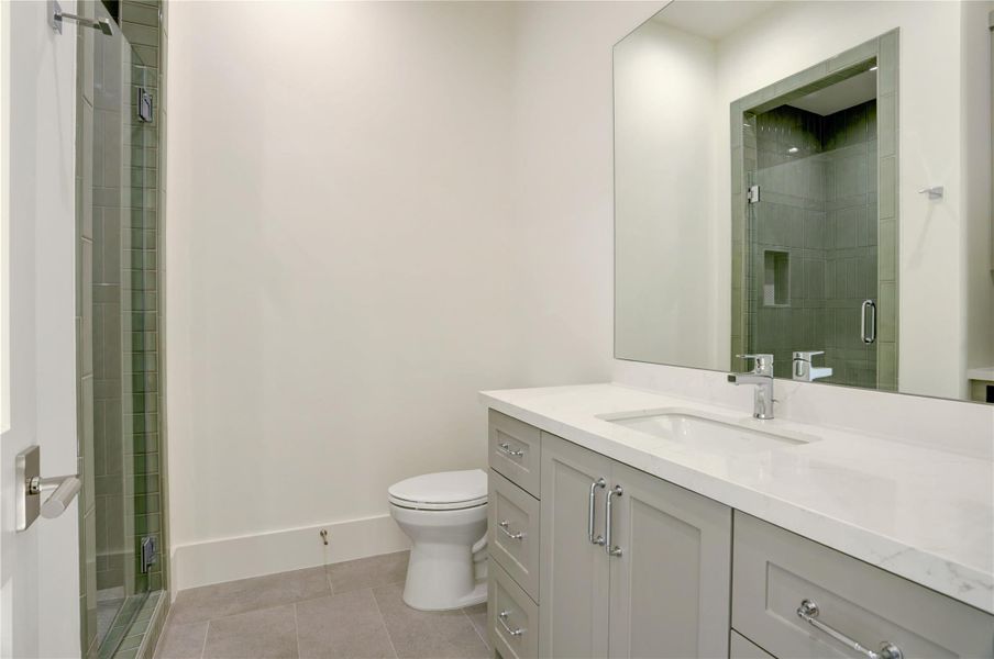 Furnished interior view inside a new home in , Houston (Image 30).