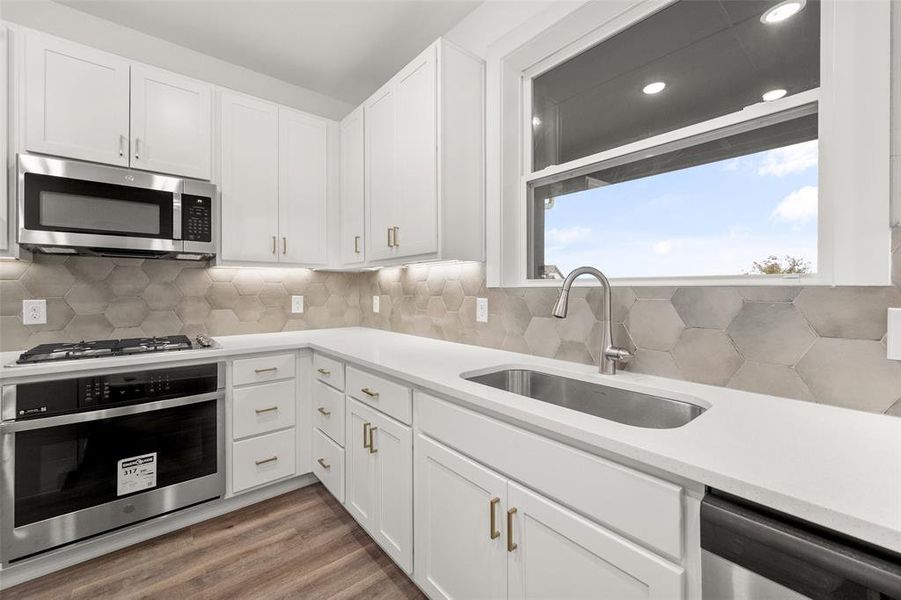 Kitchen featuring stainless steel appliances