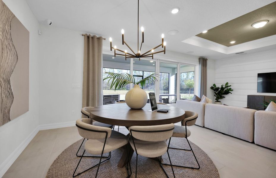 Furnished interior view inside a new home in Double Branch, Middleburg (Image 14). Furnished interior view inside a new home in Double Branch, Middleburg (Image 14).