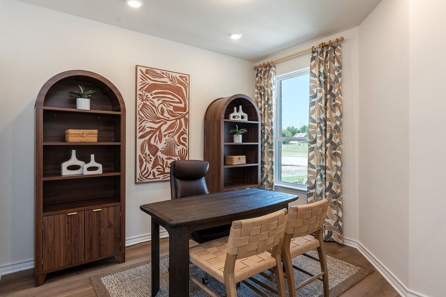 Representative furnished interior of a home built from the 1605 Modeled by KB Home in Elevon, Lavon (Image 9).