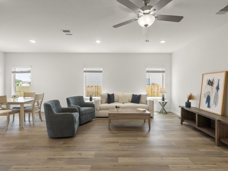 Furnished interior view inside a new home in Grande Estates, Bertram (Image 11).