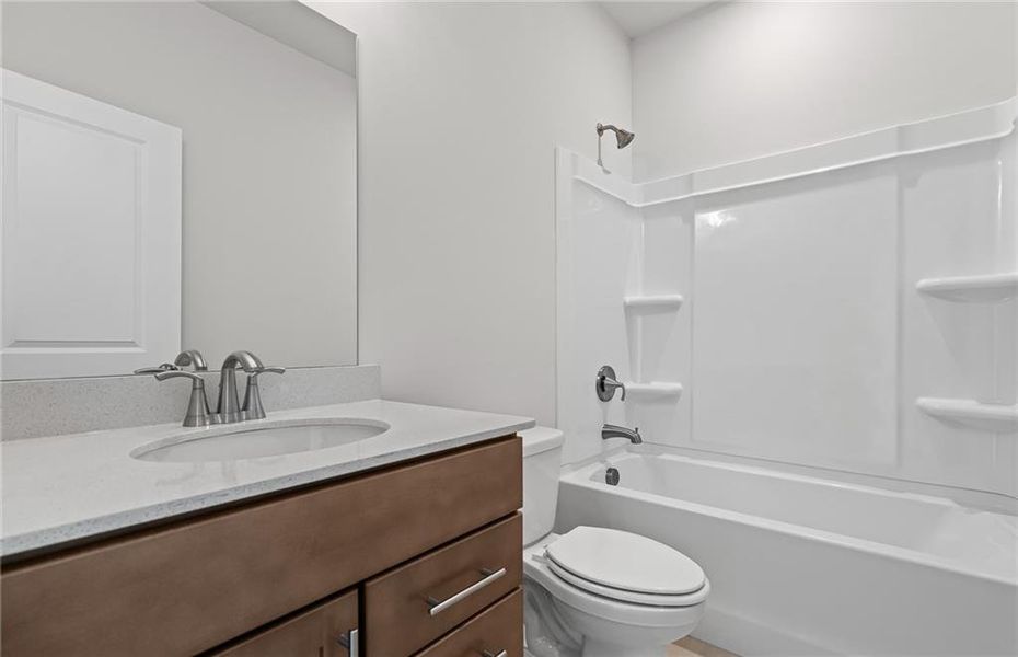 Furnished interior view inside a new home in Traditions of Braselton, Jefferson (Image 6).